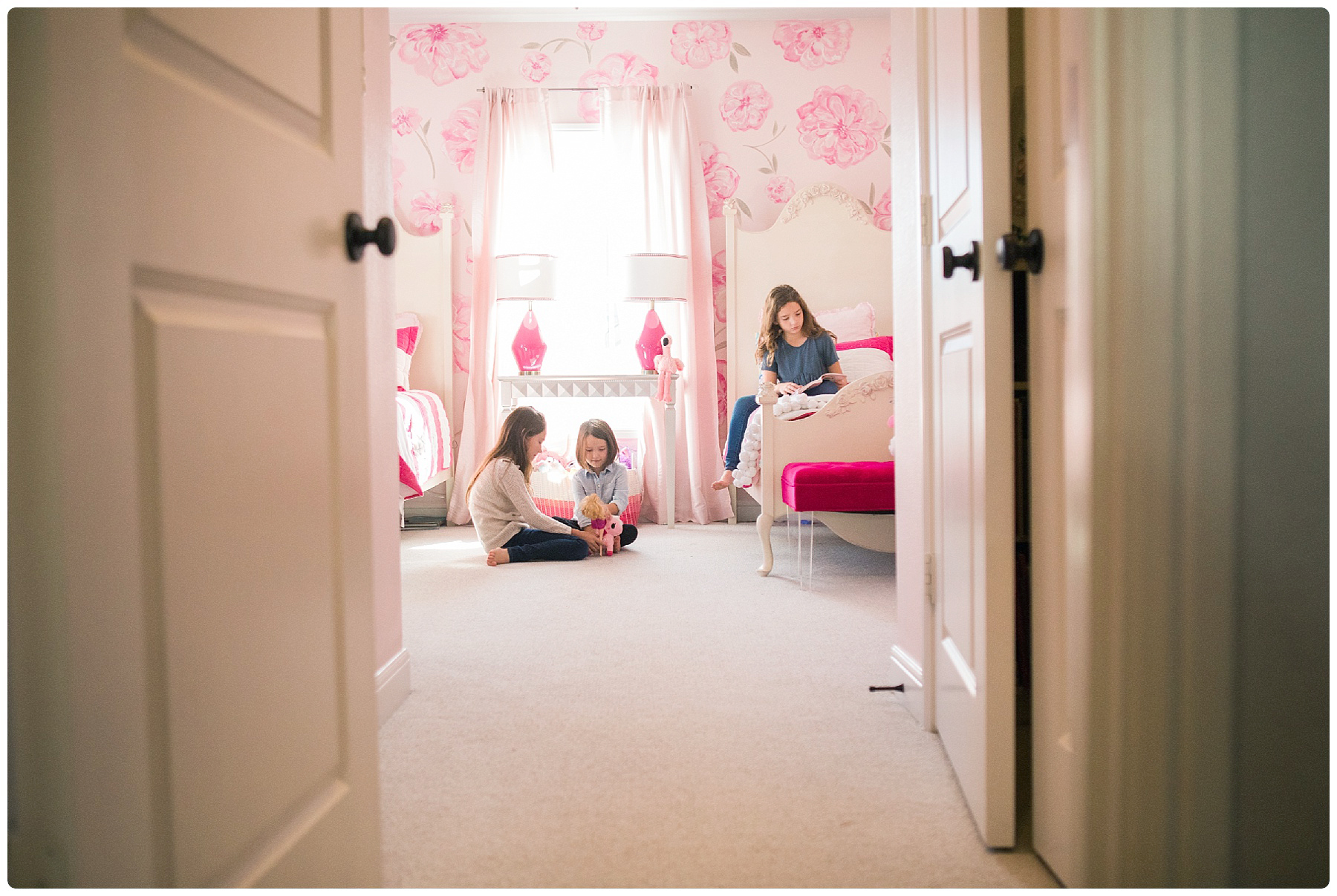 girls room ideas, pink girls room, flamingo girls room