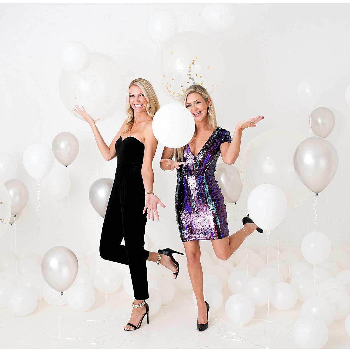 holiday looks, holiday party outfit ideas, style duplicated blog, Jeni Mourton, Paige Walker