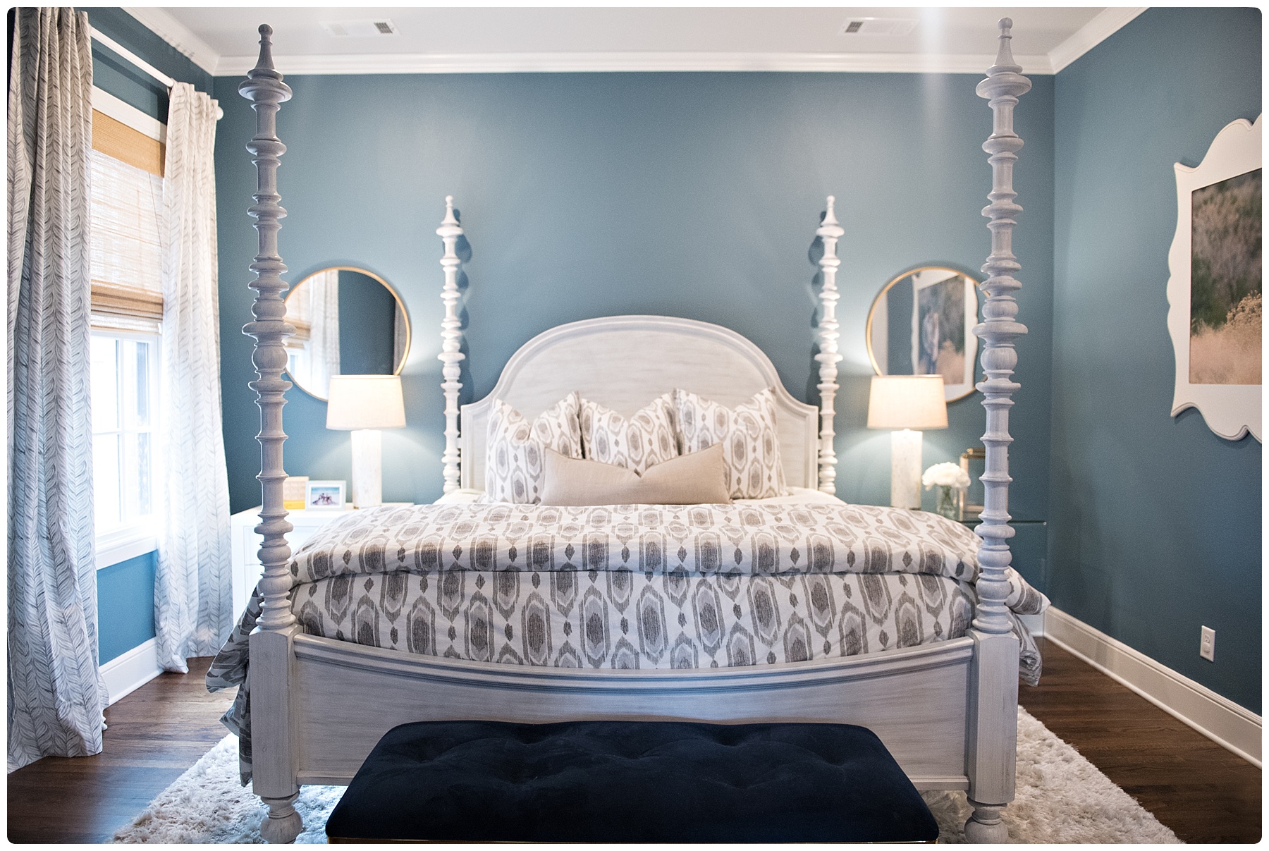 master bedroom inspiration, blue and gray master bedroom, transitional master bedroom ideas