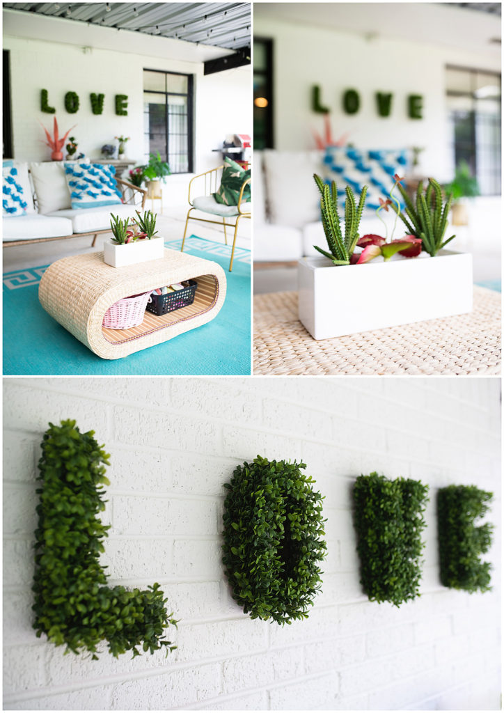 Paige's Palm Springs Inspired Patio Style Duplicated